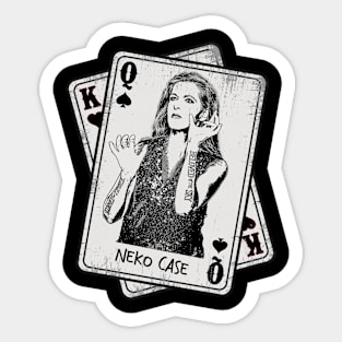 Retro Neko Case Card Style Sticker